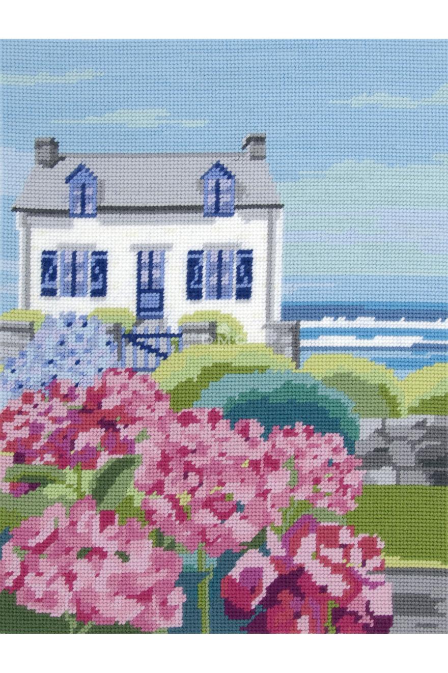 La Bretagne - Tapisserie au demi point niveau intermédiaire 30x40 cm DMC