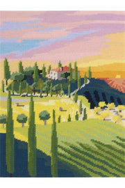 La Toscane Tapisserie au demi point niveau intermédiaire 30 x 40 cm DMC