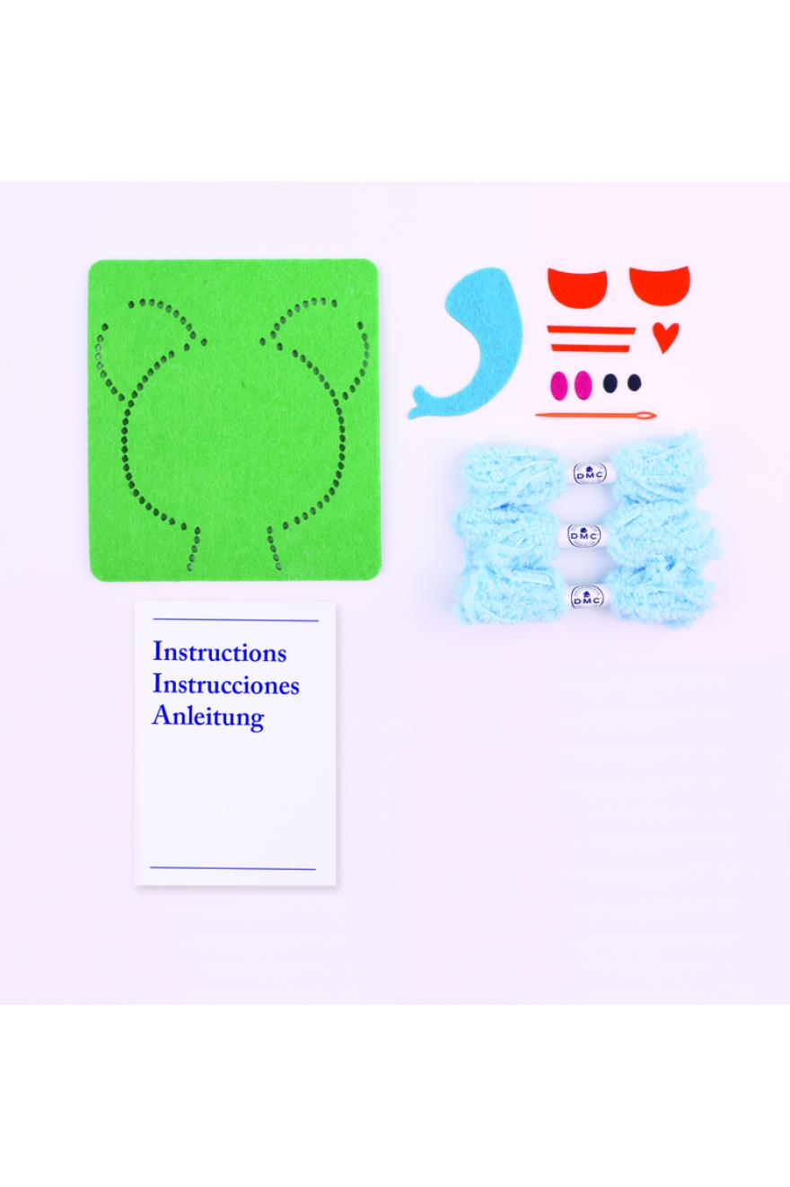 Kit Feutre cousu Fanfan l'éléphant DMC