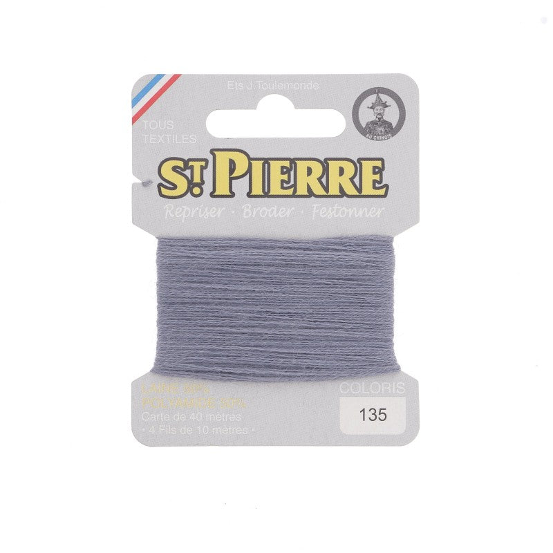 Fil à repriser en laine carte de 10m SAINT PIERRE