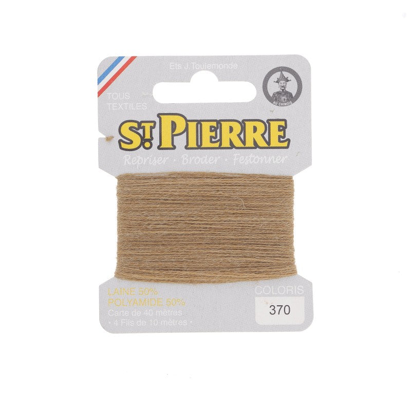 Fil à repriser en laine carte de 10m SAINT PIERRE