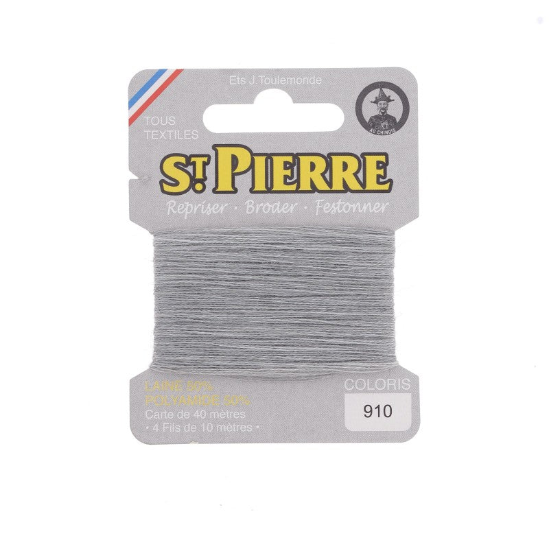 Fil à repriser en laine carte de 10m SAINT PIERRE
