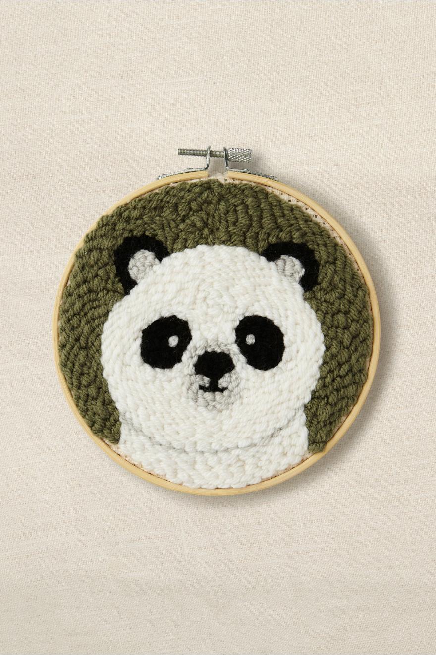 Kit Punch Needle Bébé panda DMC