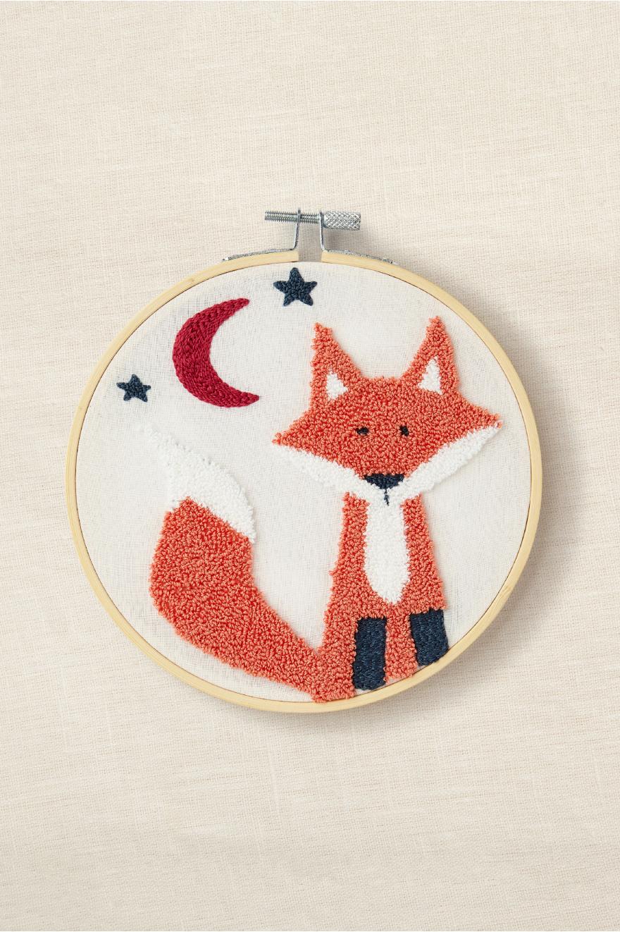 Kit Punch Needle Fox le renard DMC