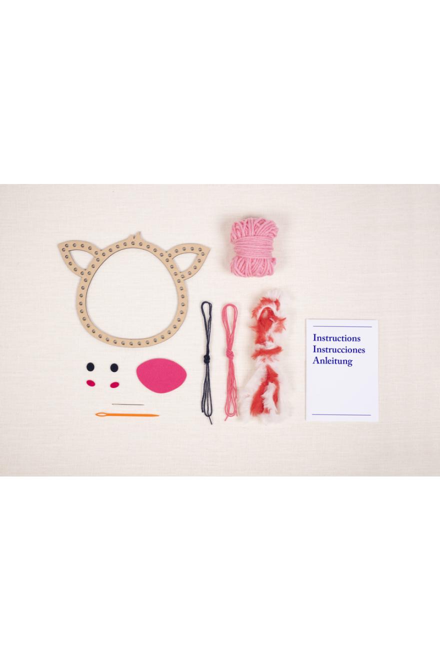 Kit Tissage Rosy le cochon DMC