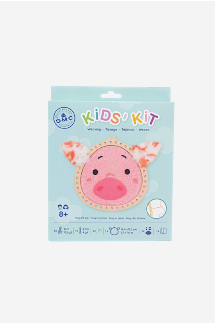 Kit Tissage Rosy le cochon DMC