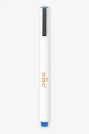 Stylo transfert à pointe fine soluble dans l'eau coloris bleu DMC